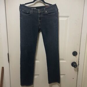 X2 Jeans Slim W10 Women's Size 6 Blue Dark Wash Straight Leg Jeans Stretch